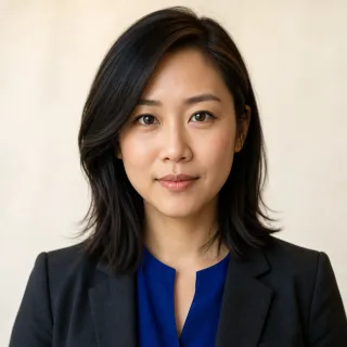 AI-generated portrait of Mira Tan, an Asian female technology correspondent
